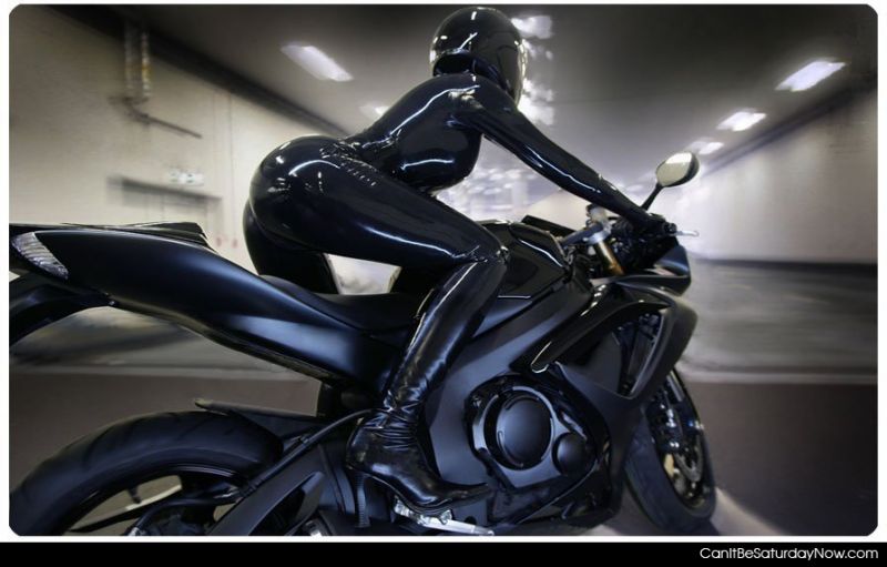 Leather suit